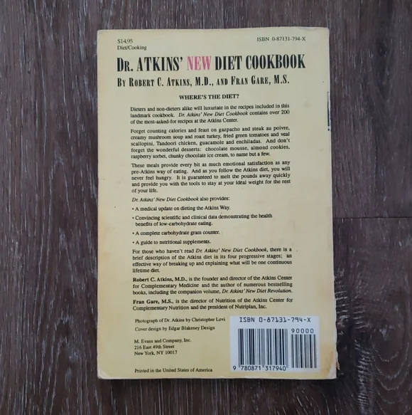 Vintage 1997 Dr. Atkins Diet Cookbook, Keto Low Carb Recipes - Picture 2 of 14